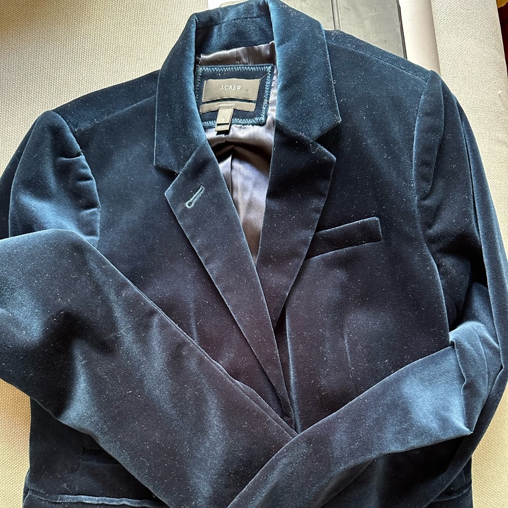 Jcrew velvet blazer